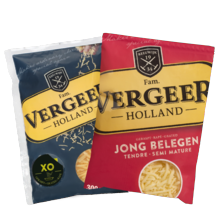 Vergeer geraspte kaas